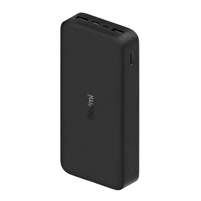 Acumulator extern Xiaomi Power Bank Redmi, 20000mAh, Negru
