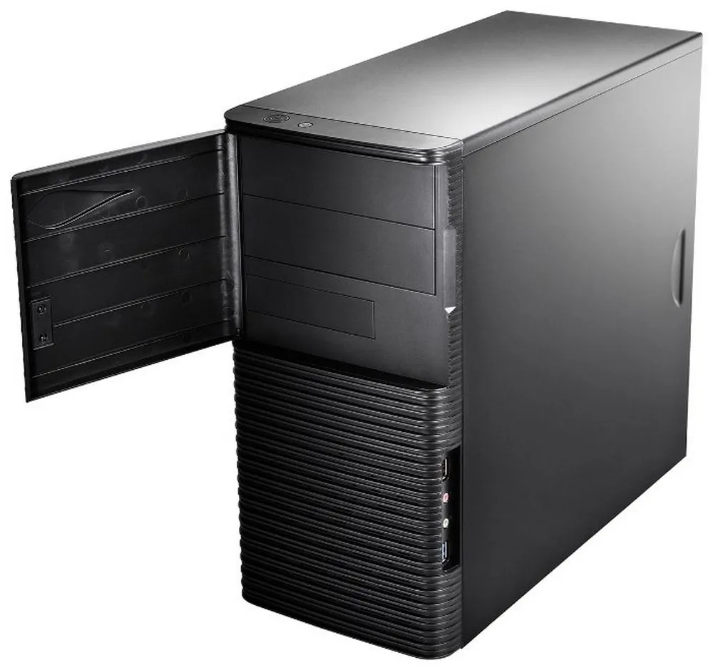 Carcasă PC Deepcool WAVE V2, Micro-ATX, ATX PS2 , Negru