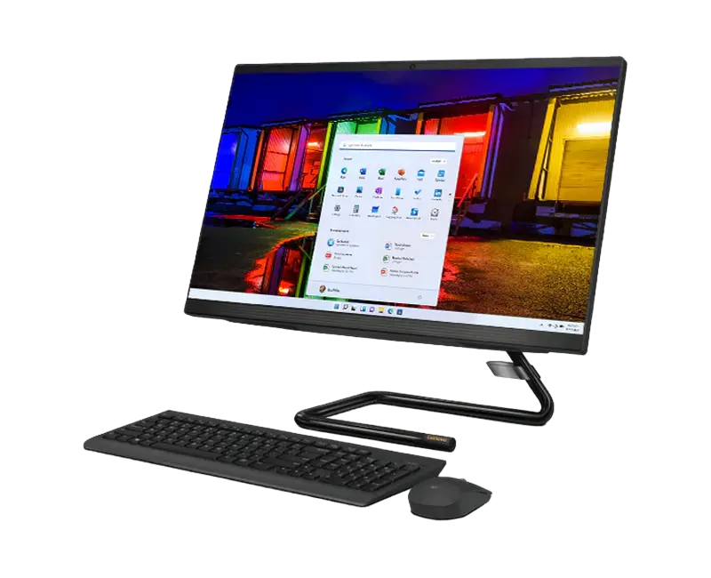 Computer All-in-One Lenovo IdeaCentre AIO 3 22IIL5, 21,5", Intel Core i3-1005G1, 8GB/256GB, Windows 10 Home 64-bit, Russian, Negru