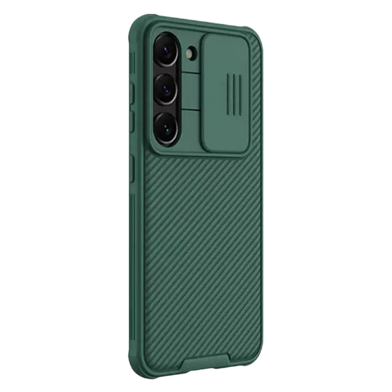 Husă Nillkin Galaxy S23+ Camshield Pro, Verde închis