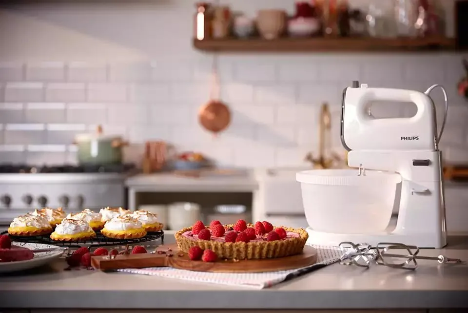 Mixer staționar Philips HR3745/00, Alb