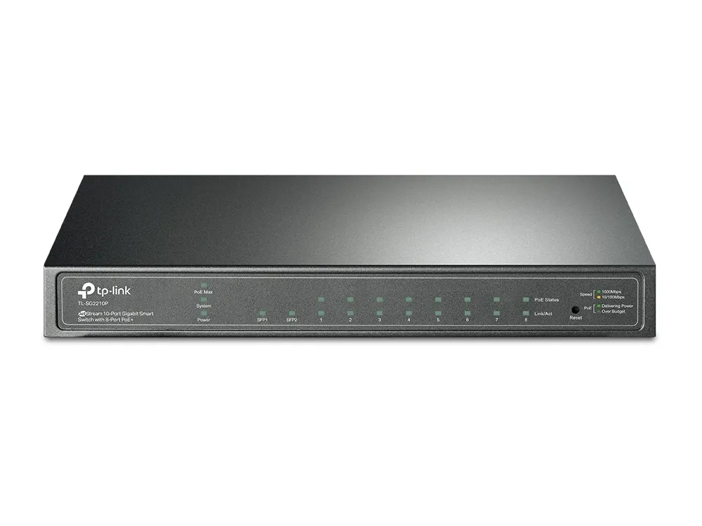 Comutator PoE TP-LINK TL-SG2210P, 8x IEEE 802.3af/at