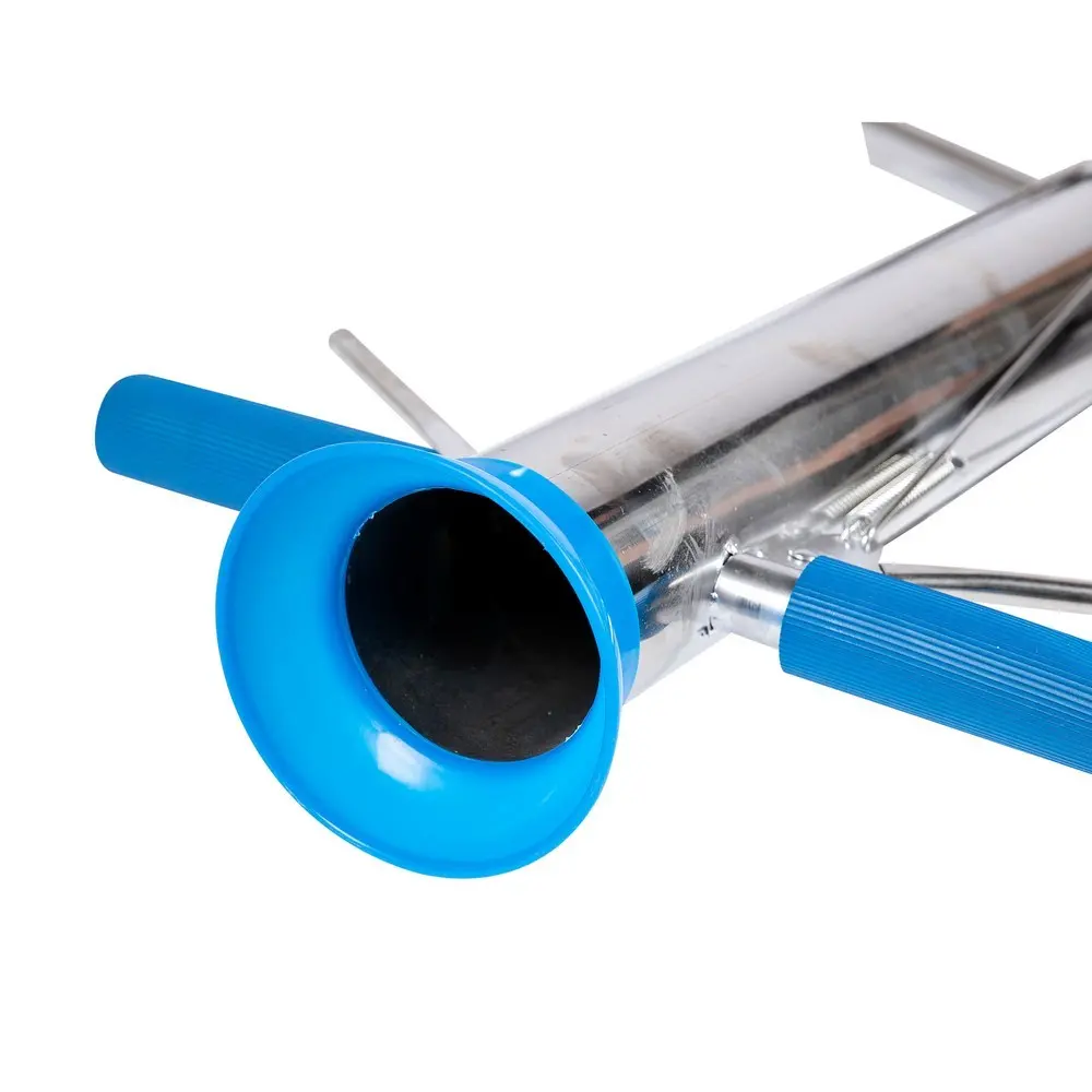 Plantator inox cu 2 manere si pedala Micul Fermier