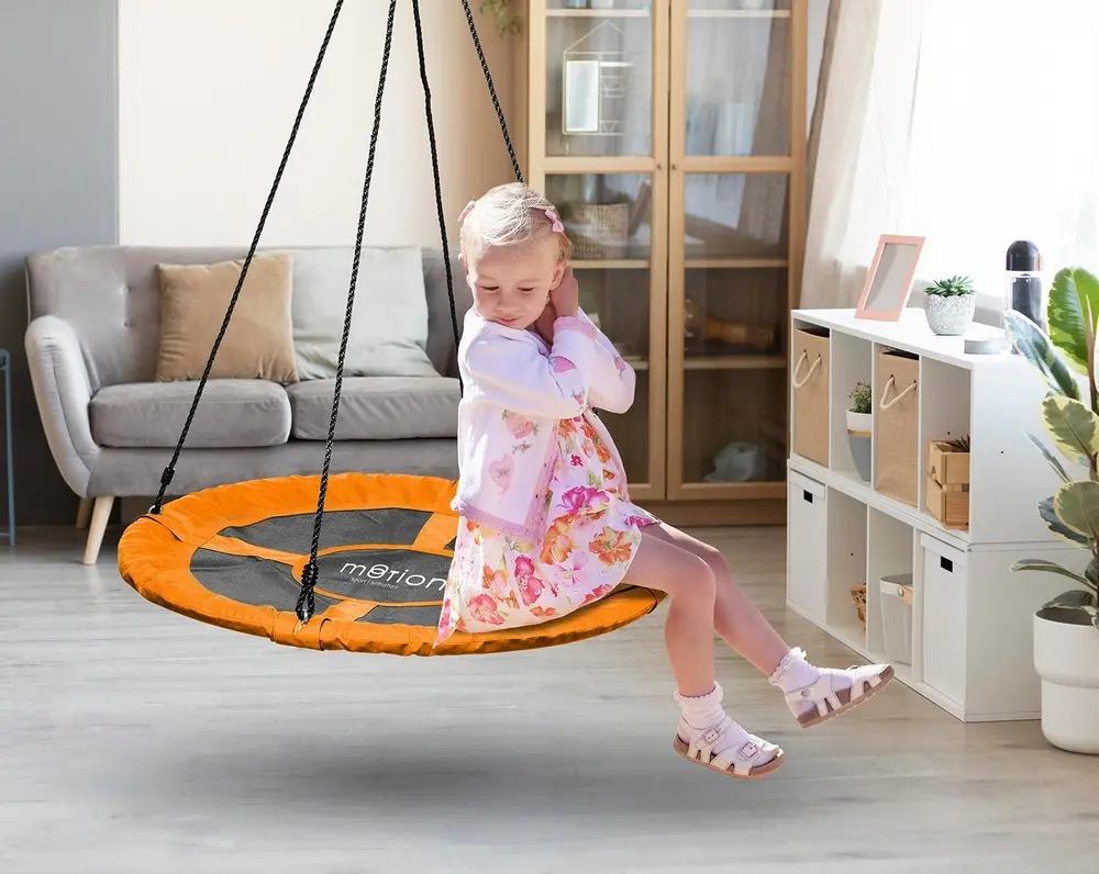 Balansoar rotund tip cuib JUMI (orange)