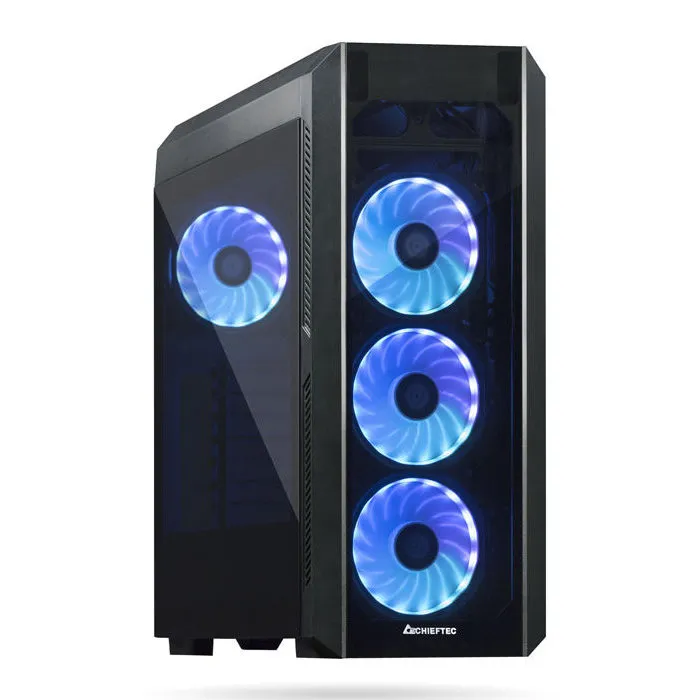 Carcasă PC Chieftec GL-03B-OP, Midi-Tower, ATX, Negru