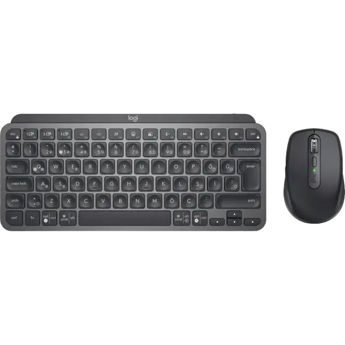 Set Tastatură + Mouse Logitech MX Keys Mini Combo for Busines, Fără fir, Grafit
