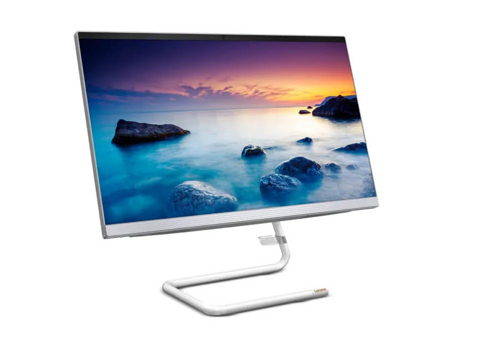 Computer All-in-One Lenovo IdeaCentre AIO 3 24ALC6, 23,8", AMD Ryzen 5 5500U, 8GB/512GB, Fără SO, Alb