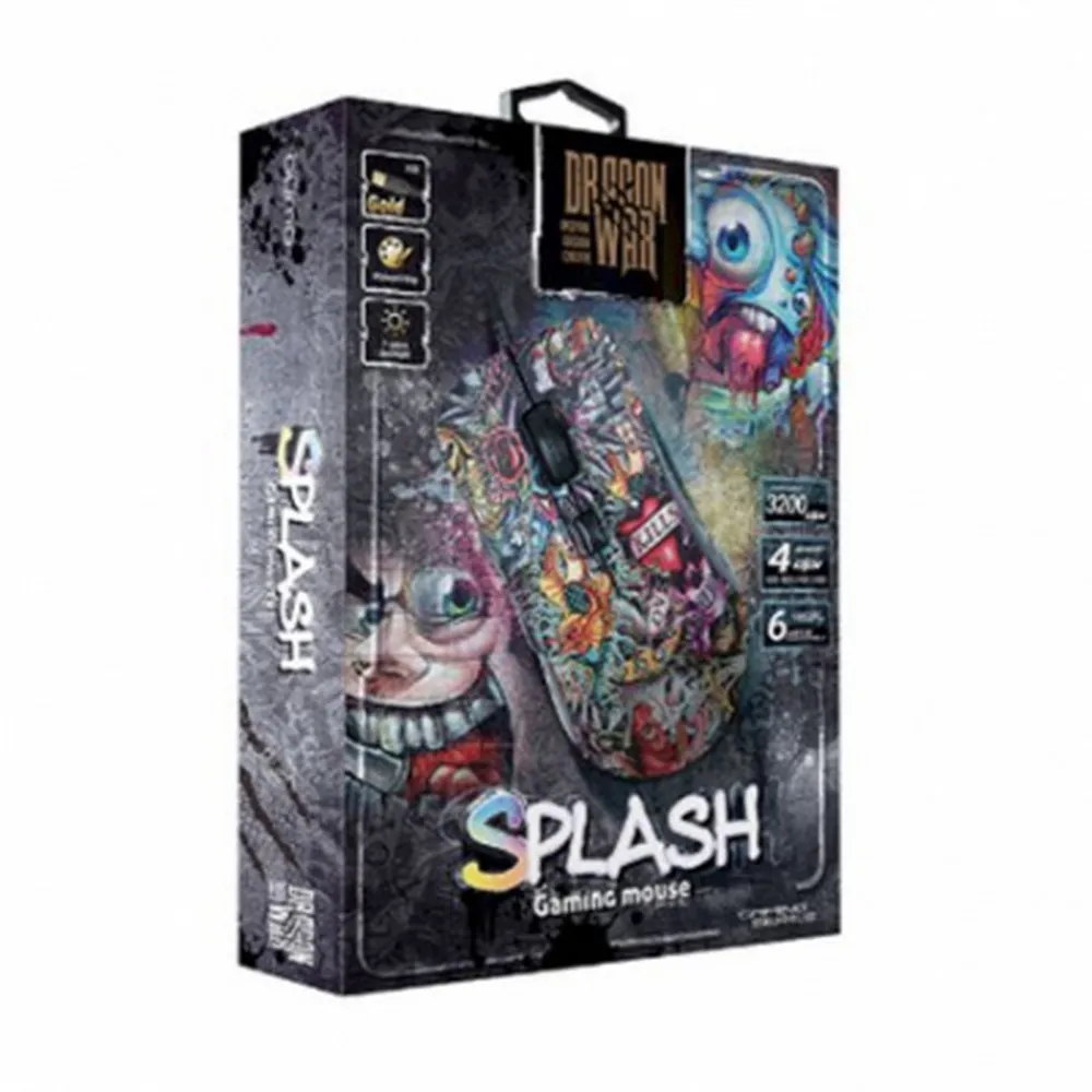 Gaming Mouse QUMO Splash, Multicolor