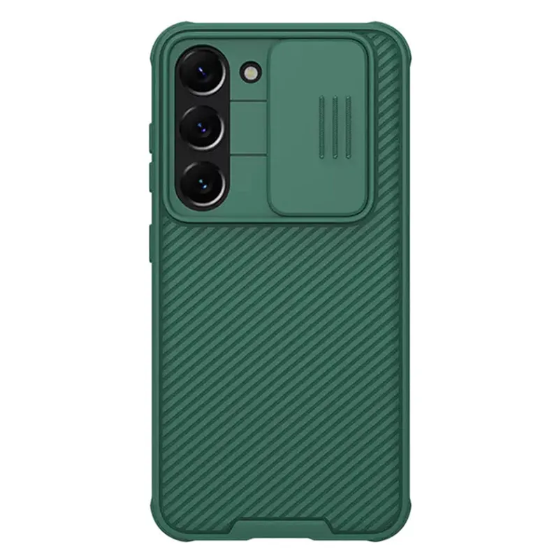 Husă Nillkin Galaxy S23+ Camshield Pro, Verde închis
