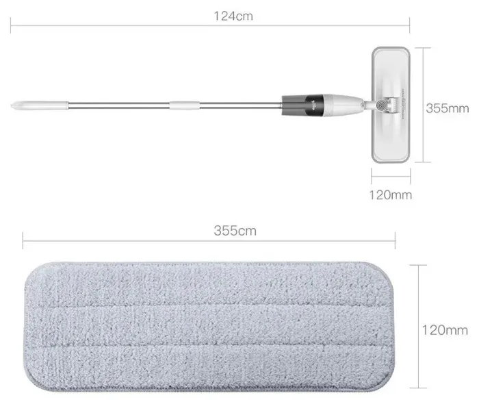 Duză de schimb pentru Xiaomi Mijia Deerma TB500/TB800 Water Spray Mop 4buc