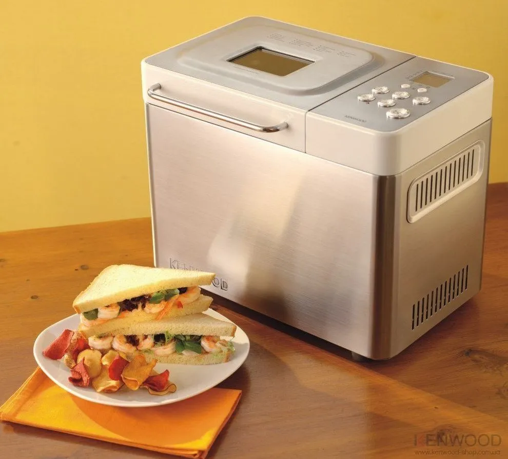 Mașină de pâine Kenwood BM350, Argintiu