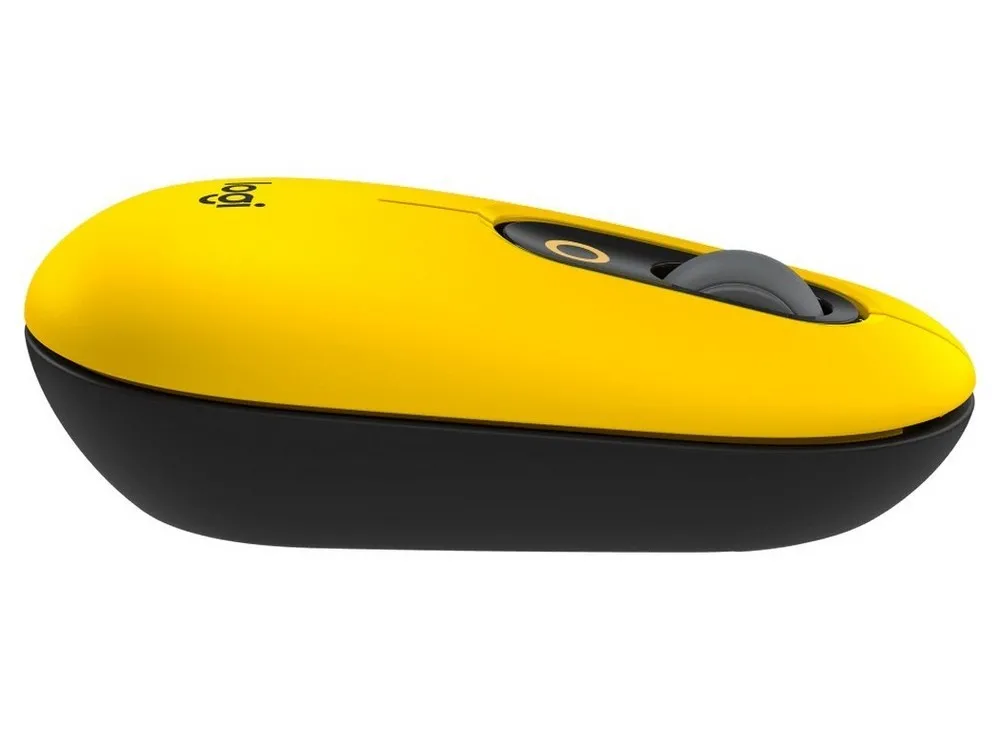 Mouse Wireless Logitech POP, Galben