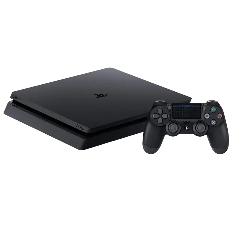 Consolă de jocuri SONY PlayStation 4 Slim, Negru, 