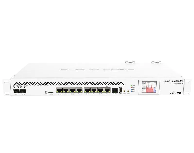 Router MikroTik CCR1036-8G-2S+, Alb