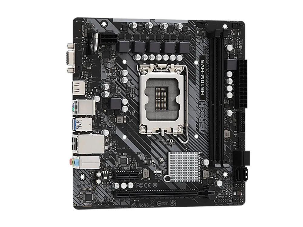 Placă de bază ASRock H610M-HVS, LGA1700, Intel H610, Micro-ATX