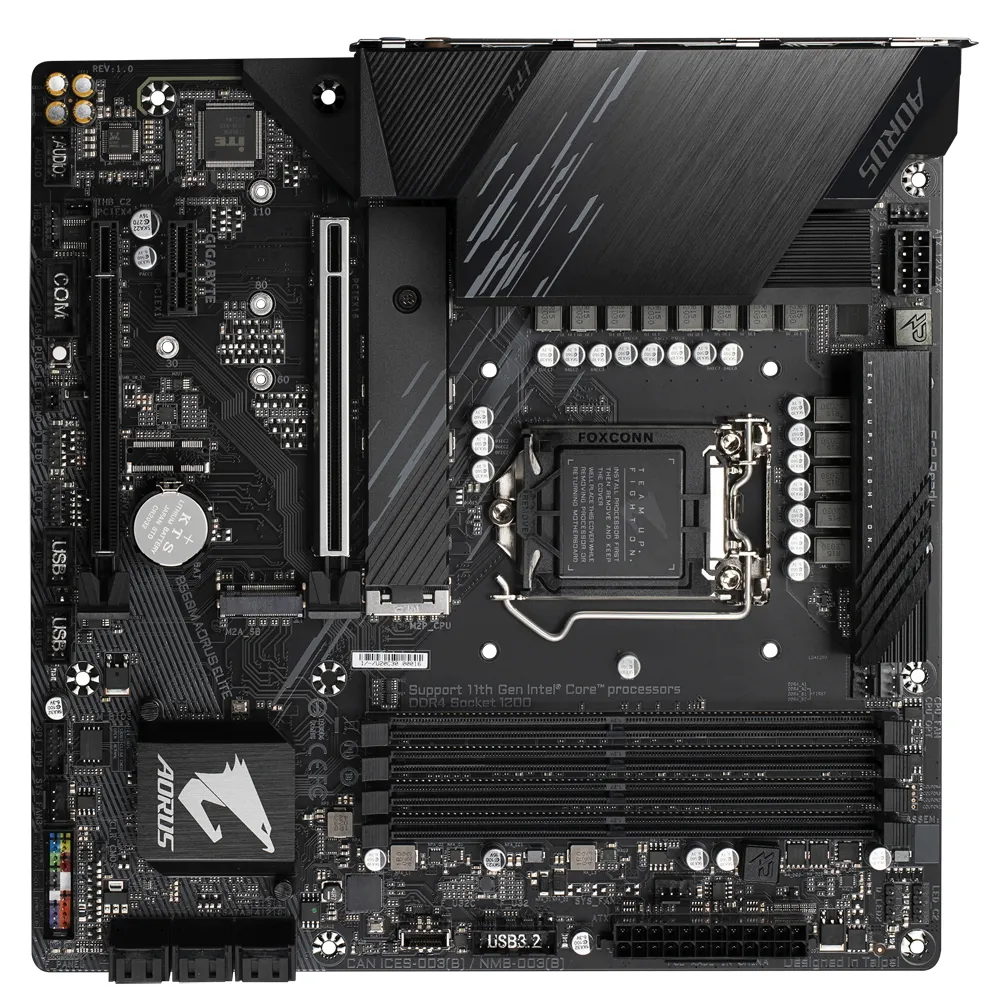 Placă de bază Gigabyte B560M AORUS ELITE, LGA1200, Intel B560, Micro-ATX