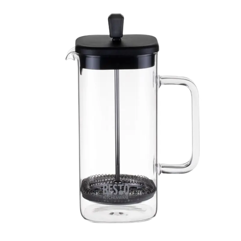 Cafetiera French Press RESTO 90504, 0,8L, Transparent