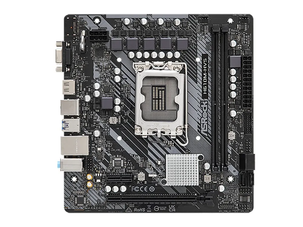 Placă de bază ASRock H610M-HVS, LGA1700, Intel H610, Micro-ATX