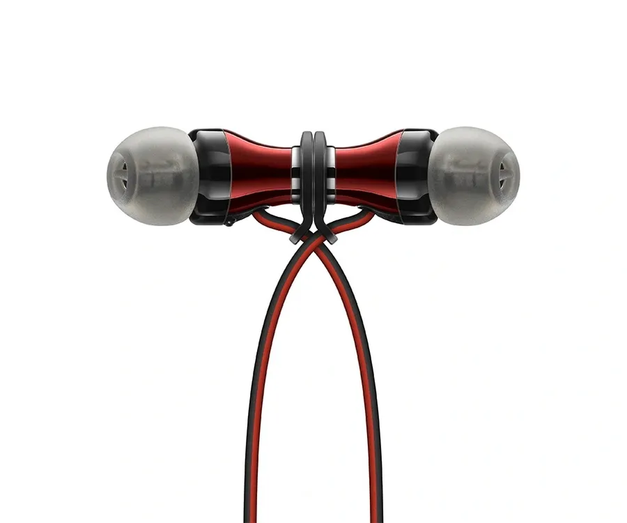 Căști Sennheiser Momentum Free, Negru/Rosu