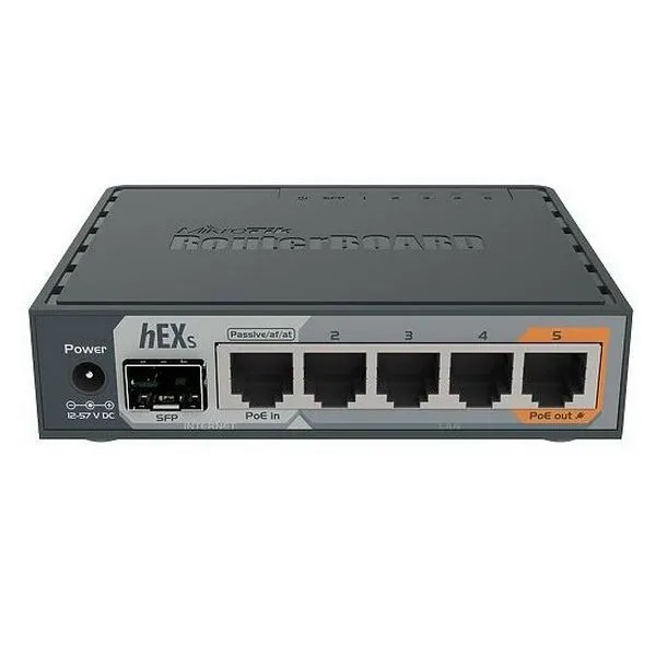 Router MikroTik hEX S, Negru