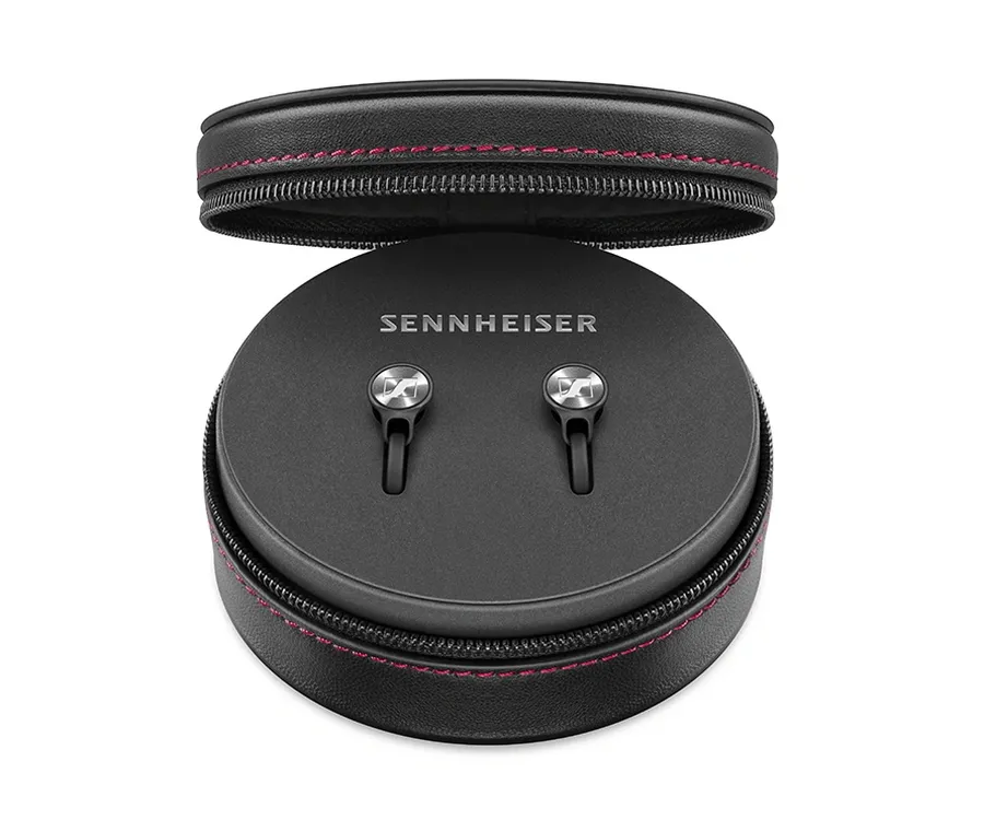Căști Sennheiser Momentum Free, Negru/Rosu