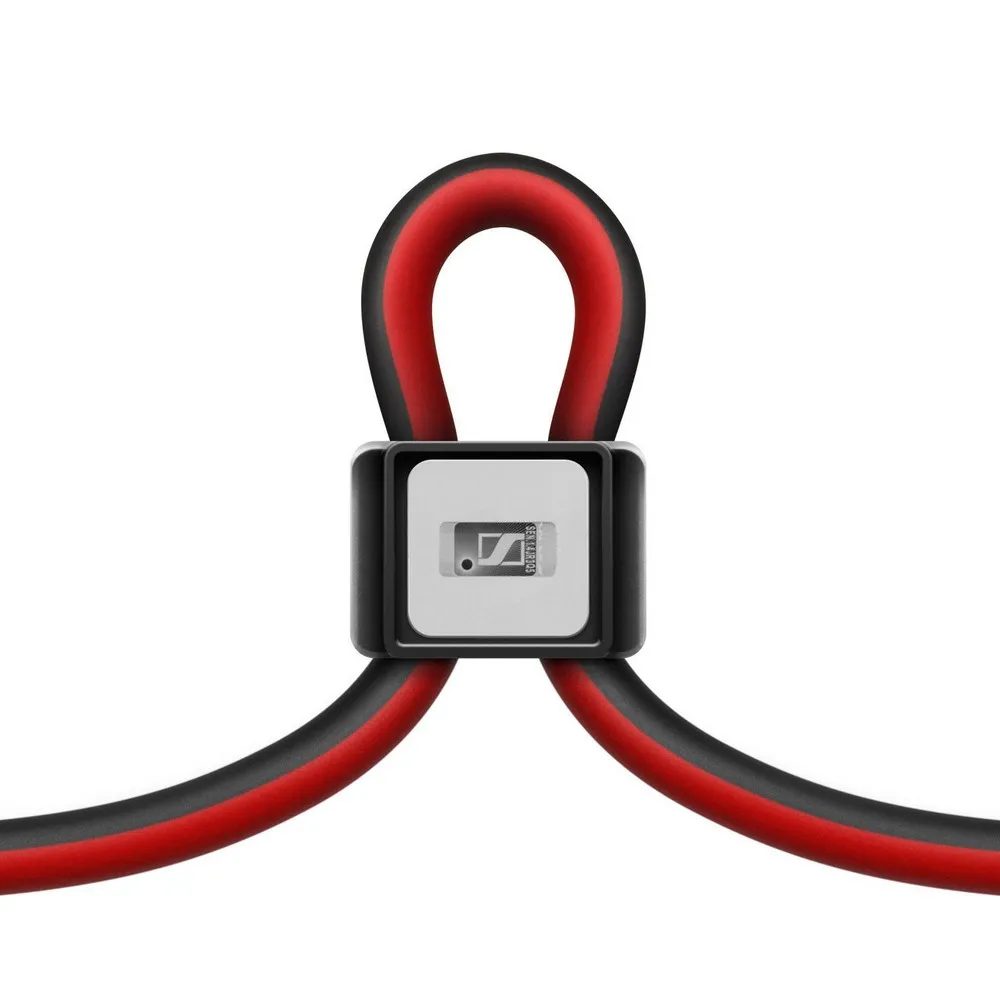 Căști Sennheiser Momentum Free, Negru/Rosu