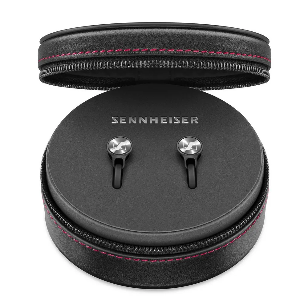 Căști Sennheiser Momentum Free, Negru/Rosu