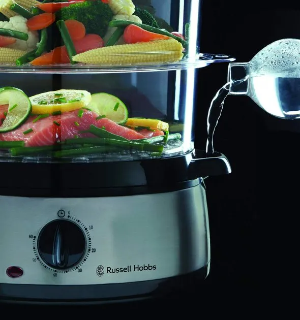 Aparat de gătit cu aburi Russell Hobbs 19270-56, Oțel inoxidabil