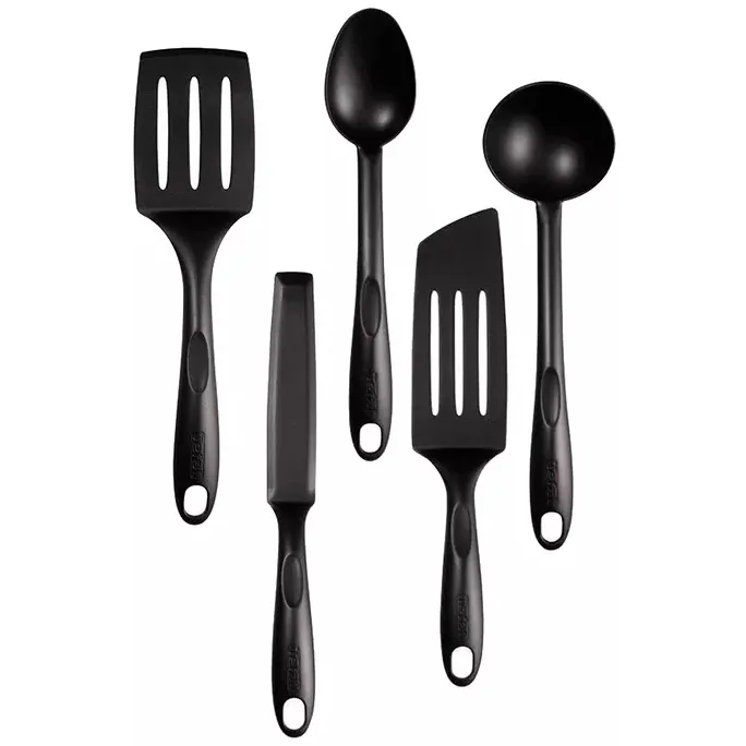 Set de ustensile de bucătărie Tefal Bienvenue, Negru
