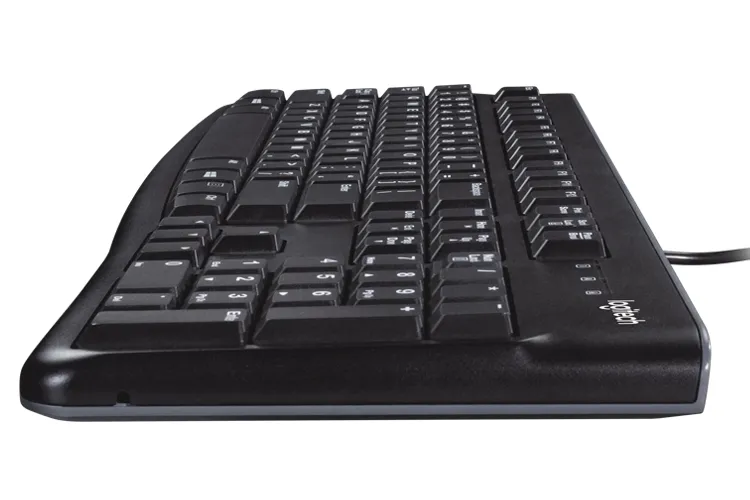 Tastatură Logitech K120, Cu fir, Negru