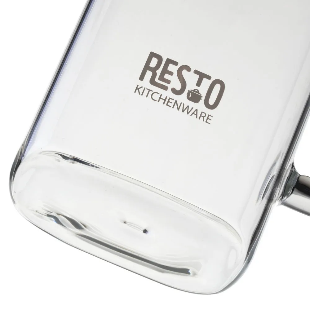Cafetiera French Press RESTO 90504, 0,8L, Transparent
