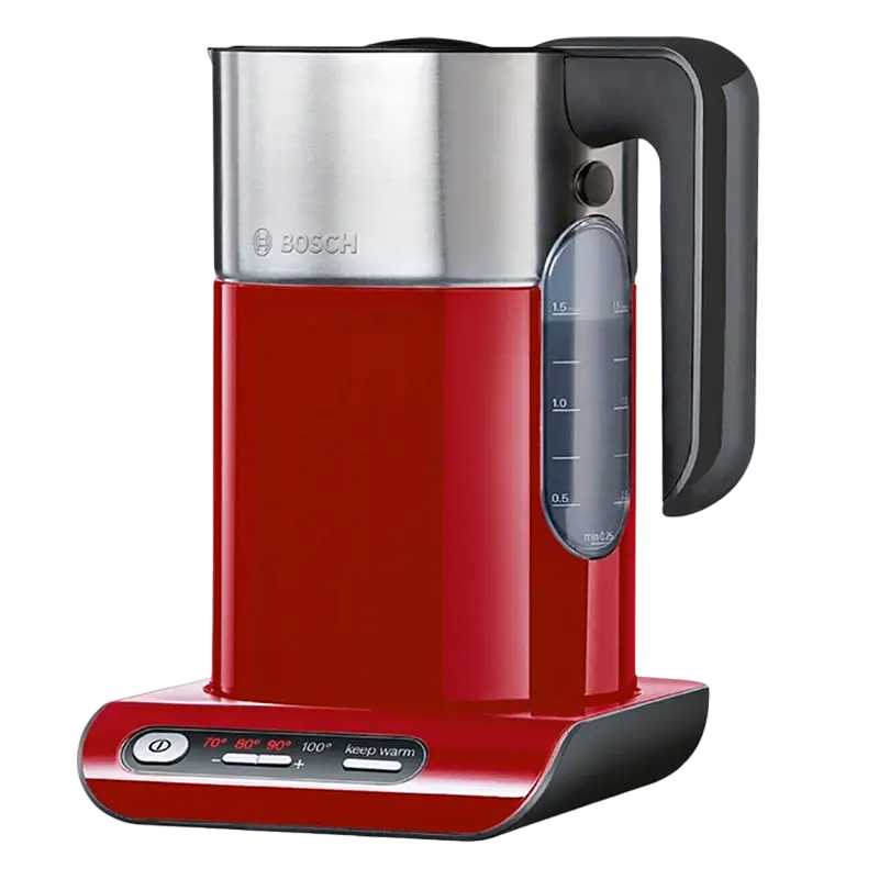 Fierbător electric Bosch TWK8614P, Roșu