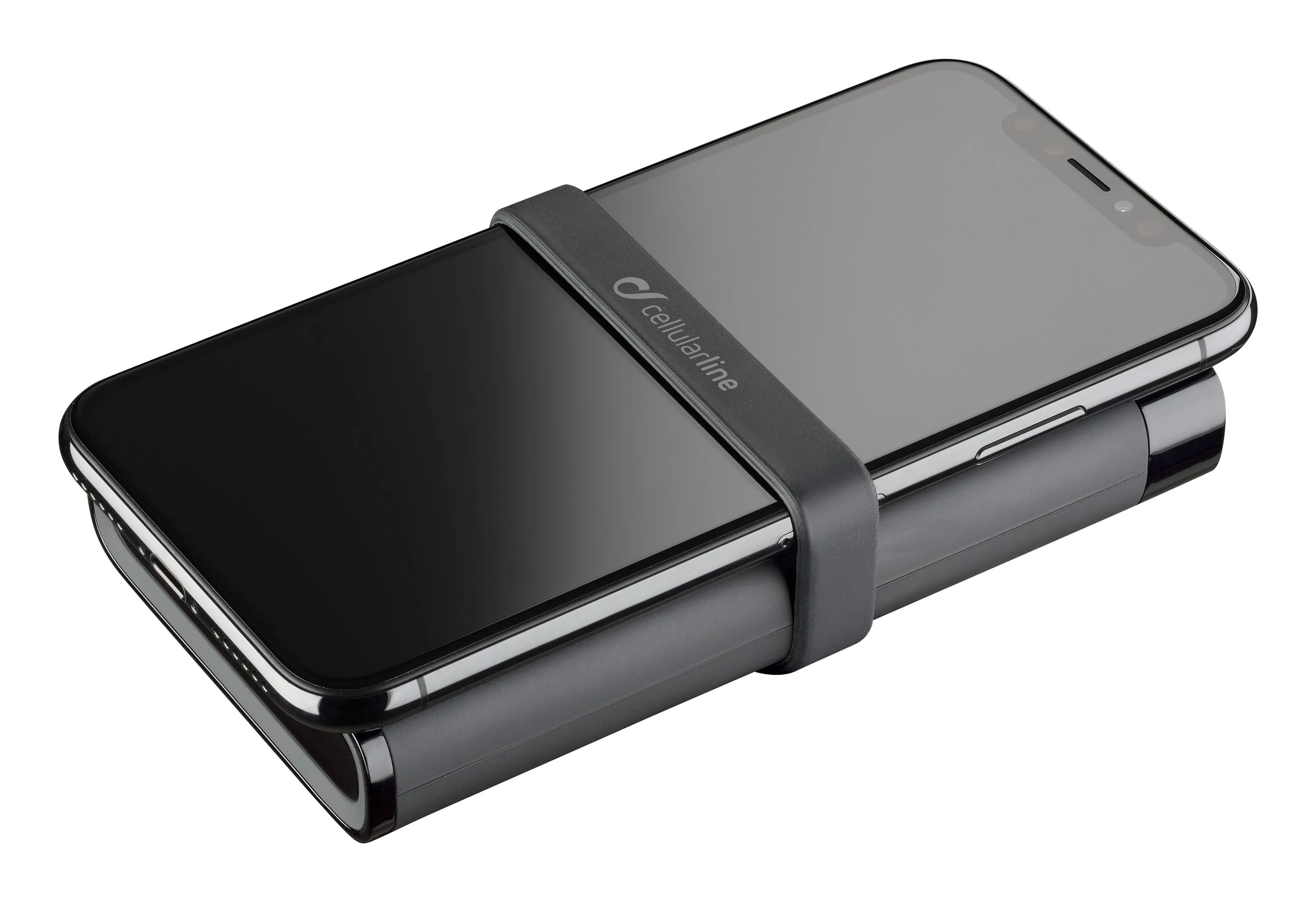 Acumulator extern Cellularline FreePower MANTA 8000 Wireless, 8mAh, Negru
