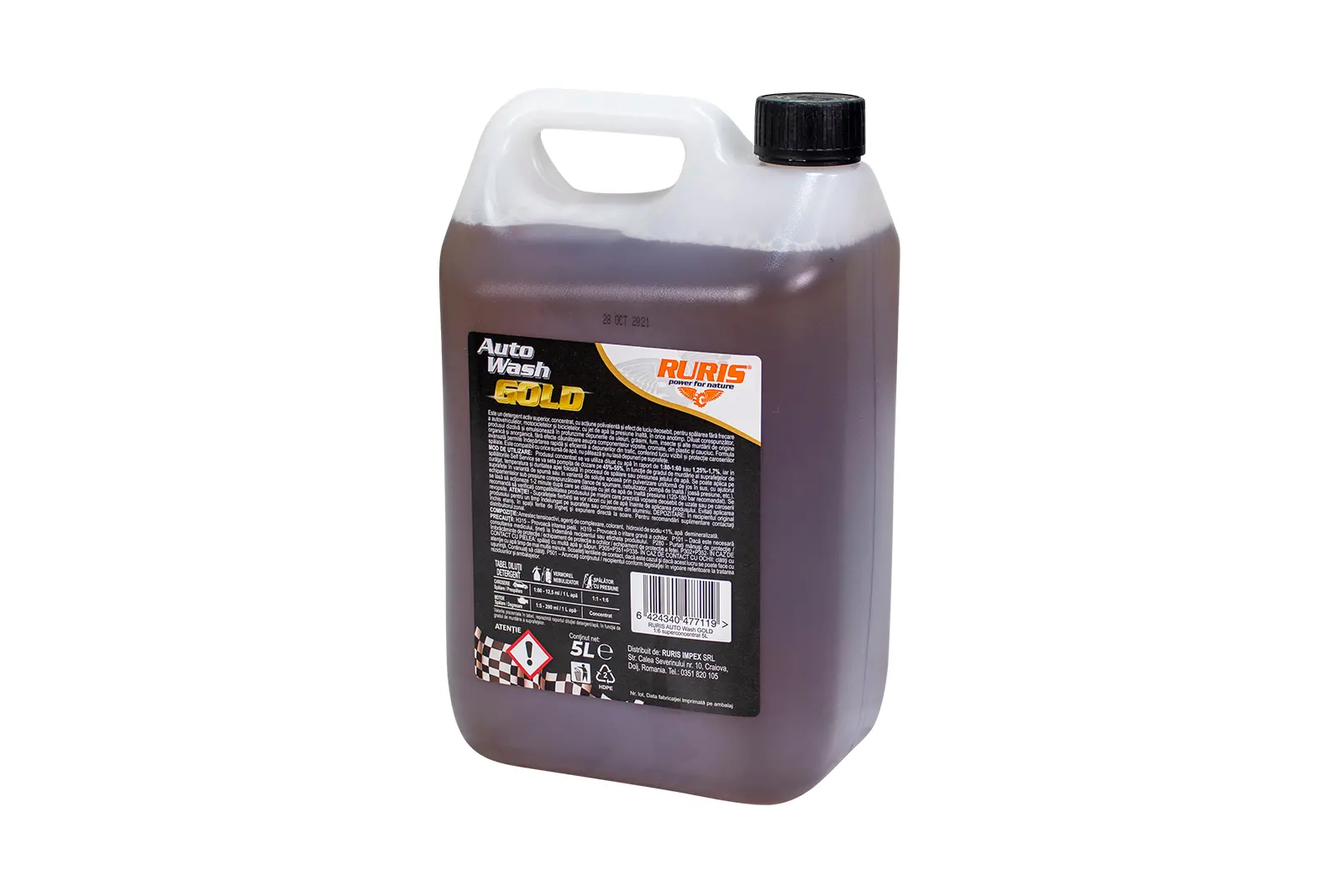 Detergent Ruris Auto Wash Gold 5L