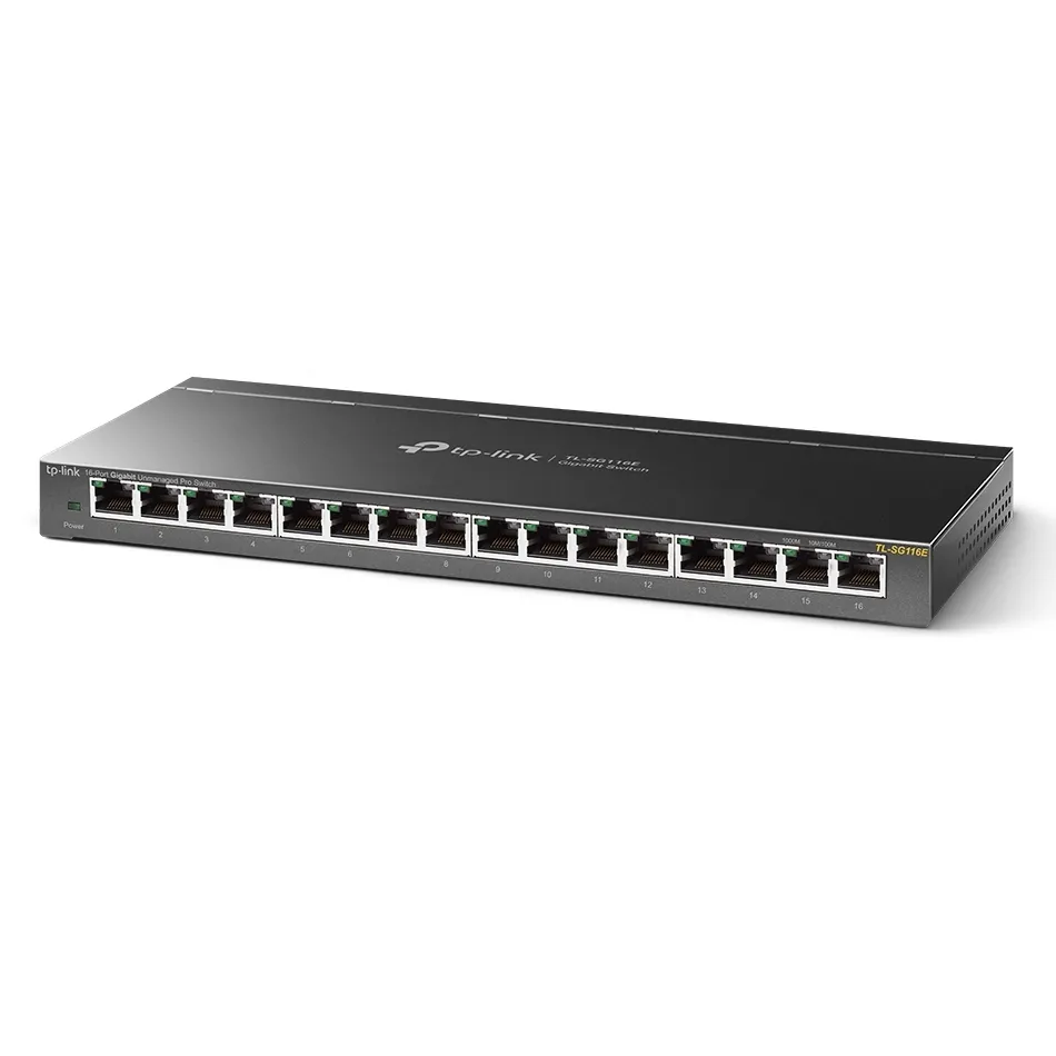 Switch de rețea TP-LINK TL-SG116E, 16x 10/100/1000 Mbps