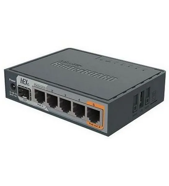 Router MikroTik hEX S, Negru