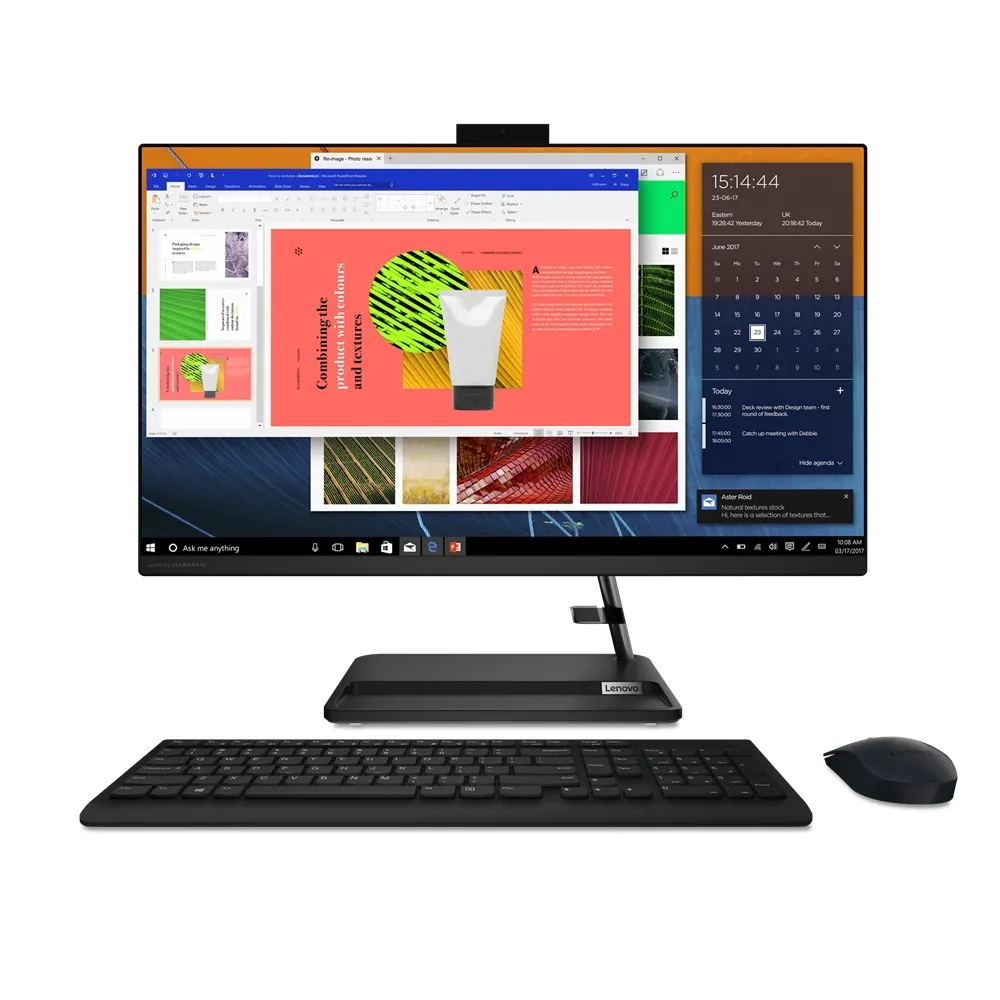 Computer All-in-One Lenovo IdeaCentre 3 27ITL6, 27", Intel Core i3-1115G4, 8GB/256GB, Fără SO, Negru
