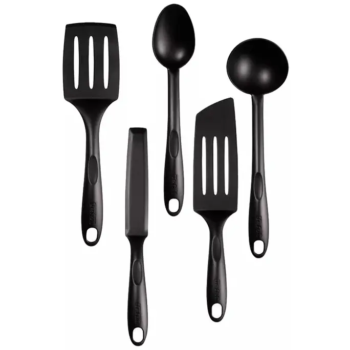 Set de ustensile de bucătărie Tefal Bienvenue, Negru