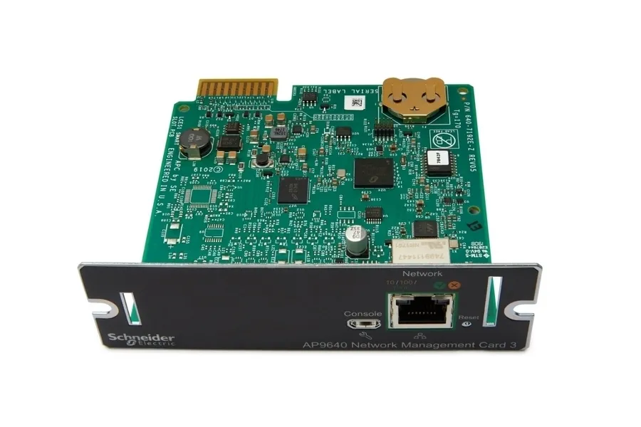 Card de gestionare a rețelei APC AP9640, Turn