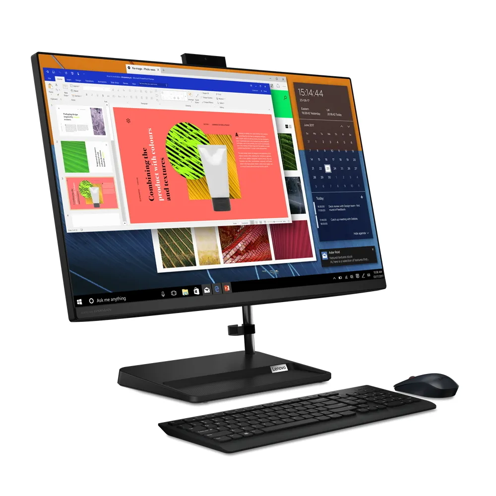 Computer All-in-One Lenovo IdeaCentre 3 27ITL6, 27", Intel Core i3-1115G4, 8GB/256GB, Fără SO, Negru