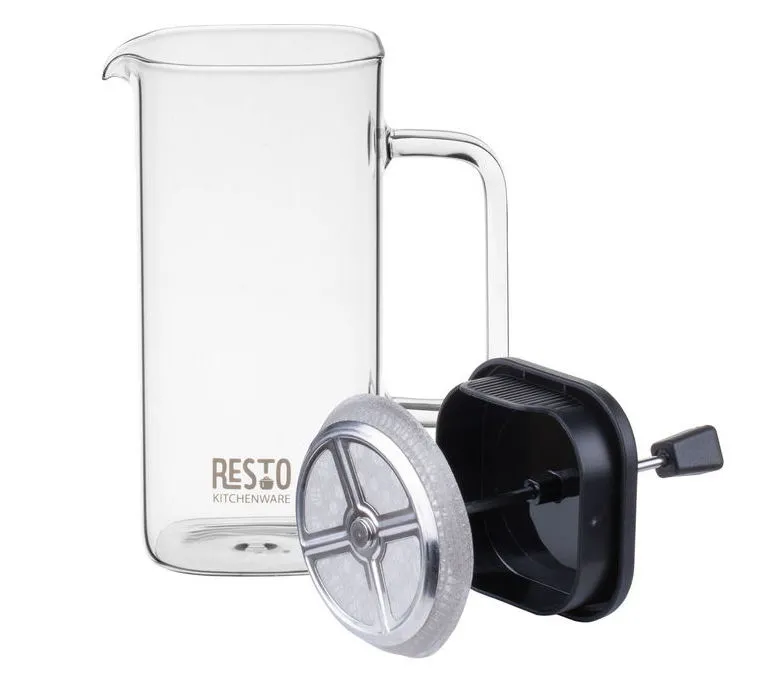 Cafetiera French Press RESTO 90504, 0,8L, Transparent
