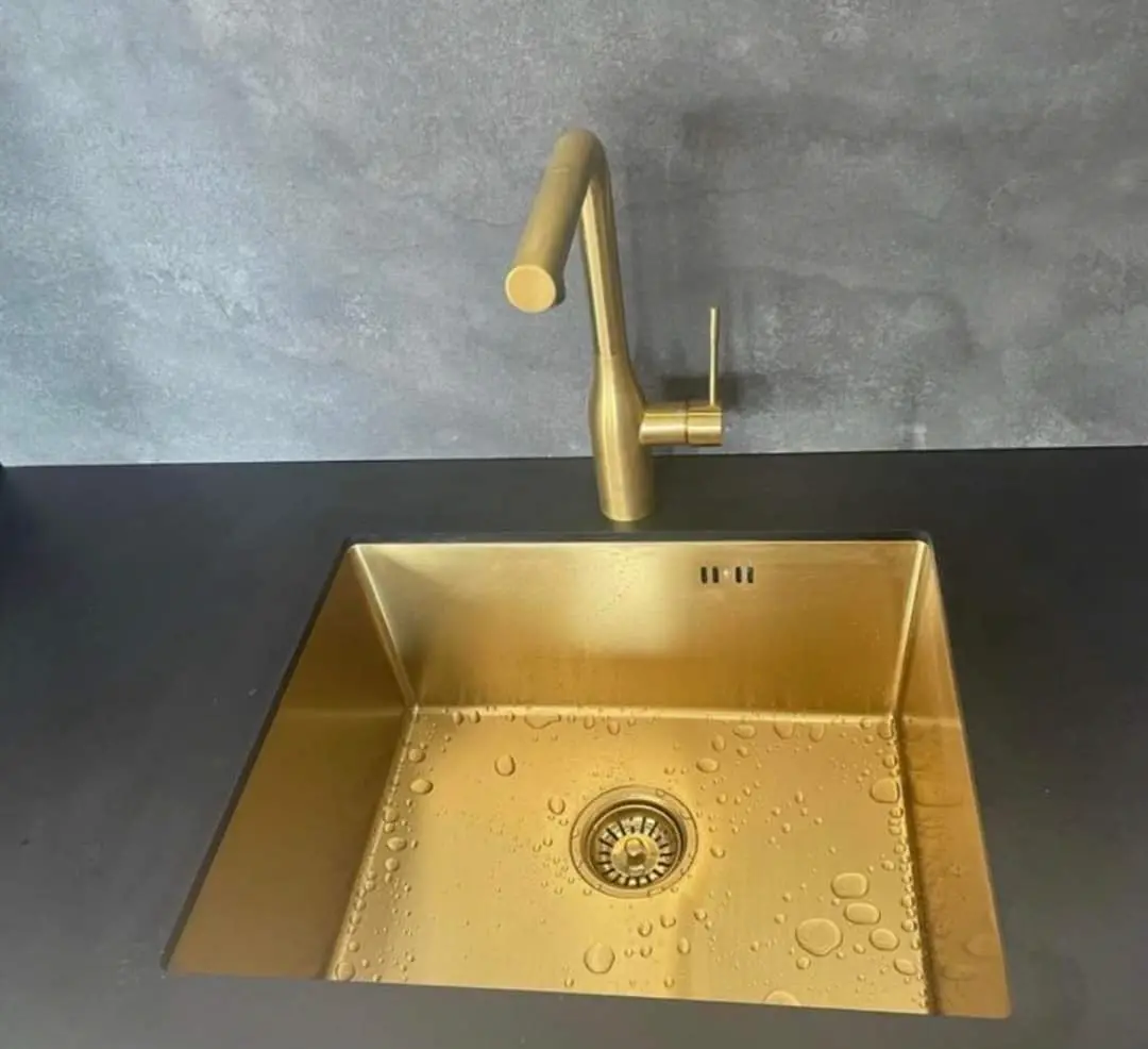 Chiuveta handmade SanDonna HD5040 (Auriu)