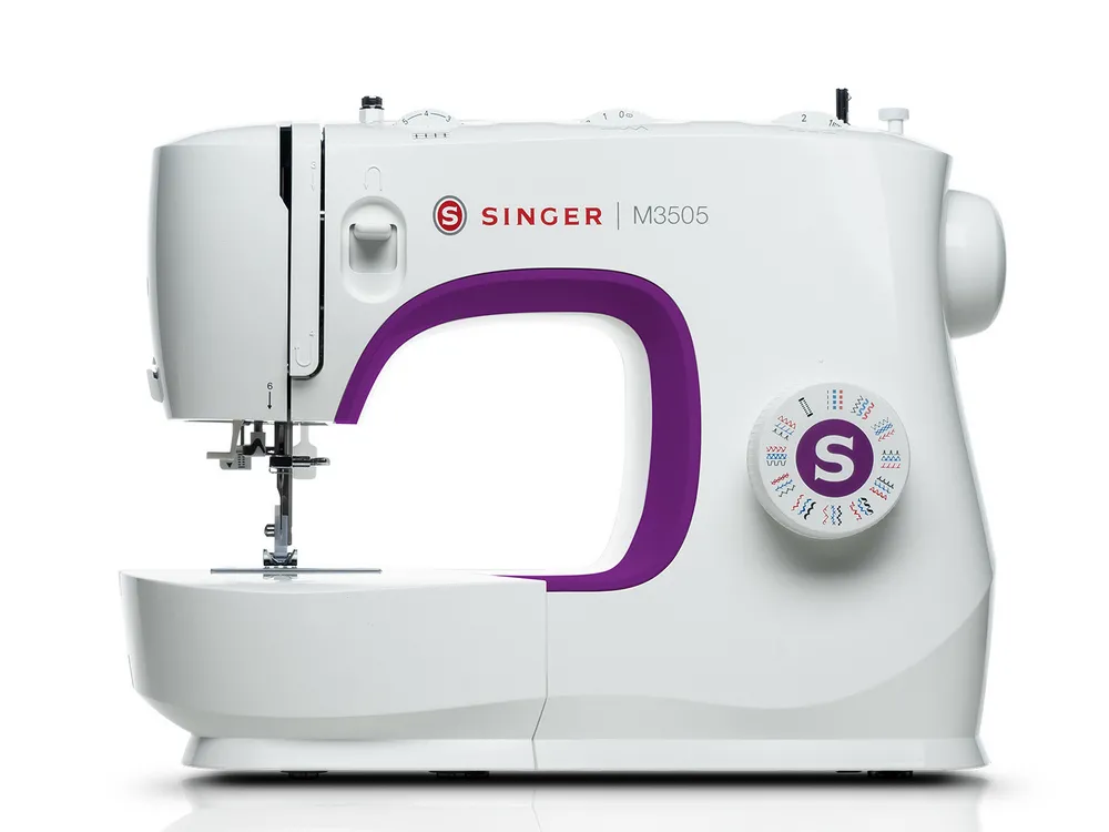 Mașină de cusut Singer M3505, Alb Violet