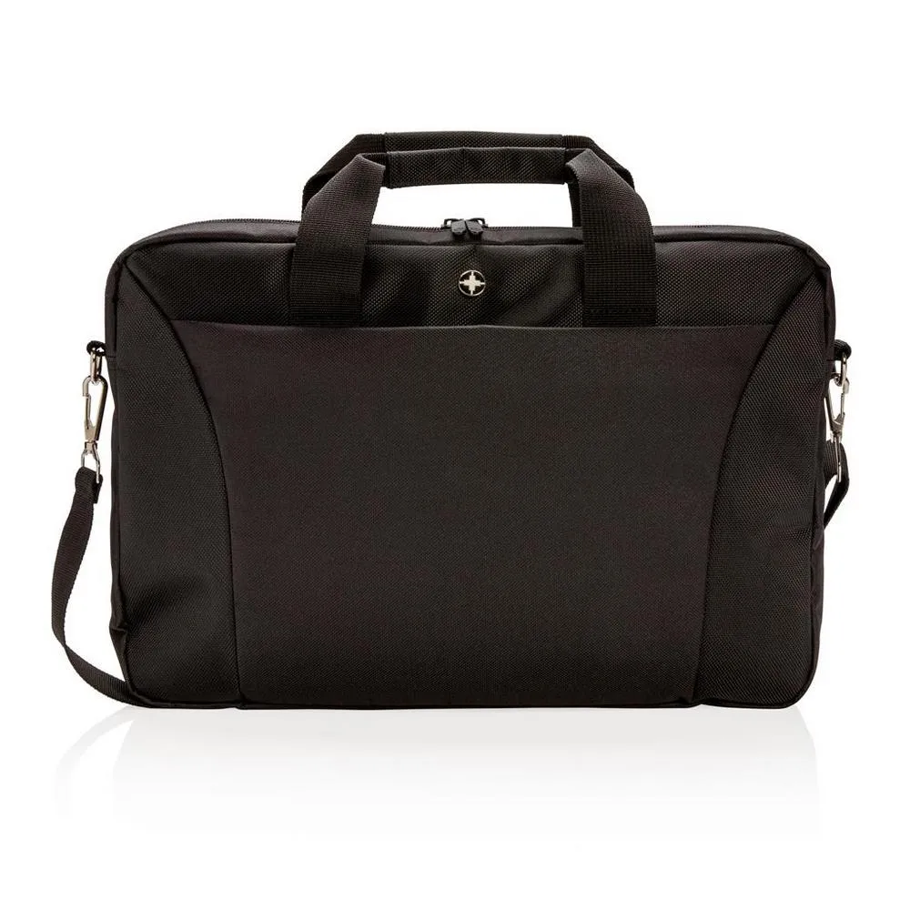 Geantă pentru Laptop Bobby Swiss Peak, 15.6", Poliester, Negru