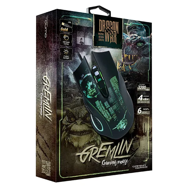 Gaming Mouse QUMO Gremlin, Negru