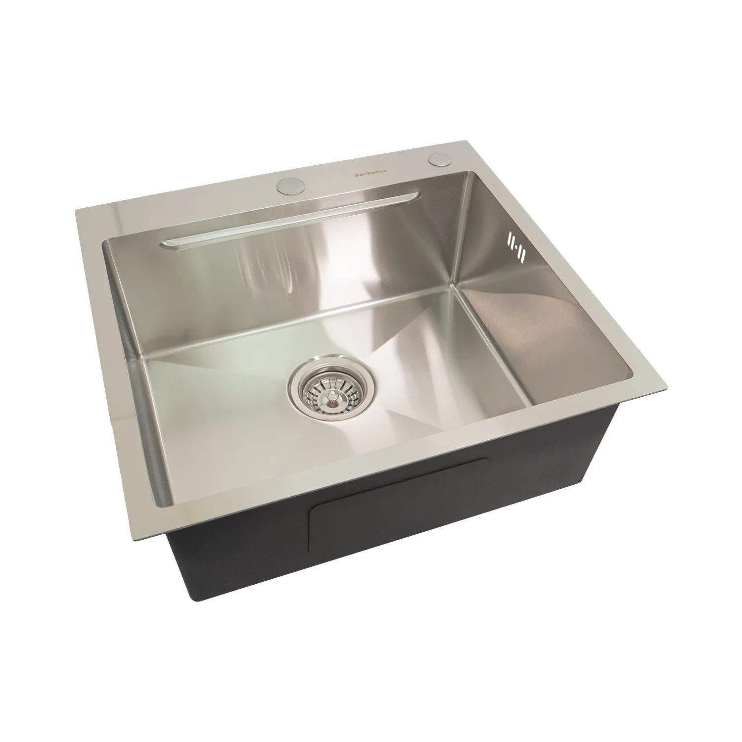 Chiuveta handmade SanDonna HD5550 (Crom satin)