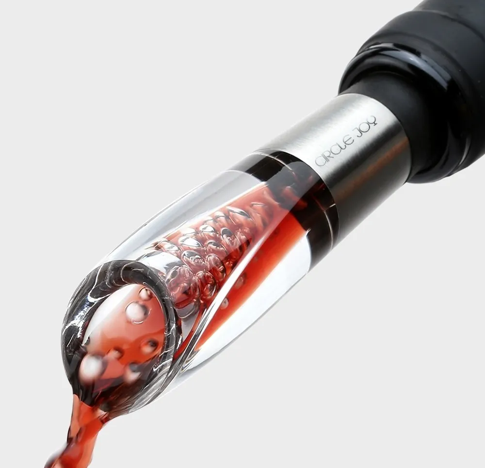 Tirbușon Xiaomi Circle Joy Electric Red Wine Opener Set 4 in 1, Oțel inoxidabil