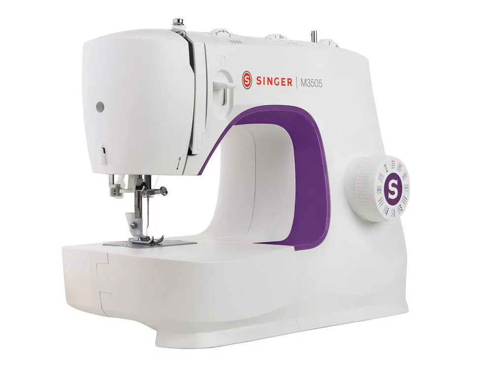 Mașină de cusut Singer M3505, Alb Violet