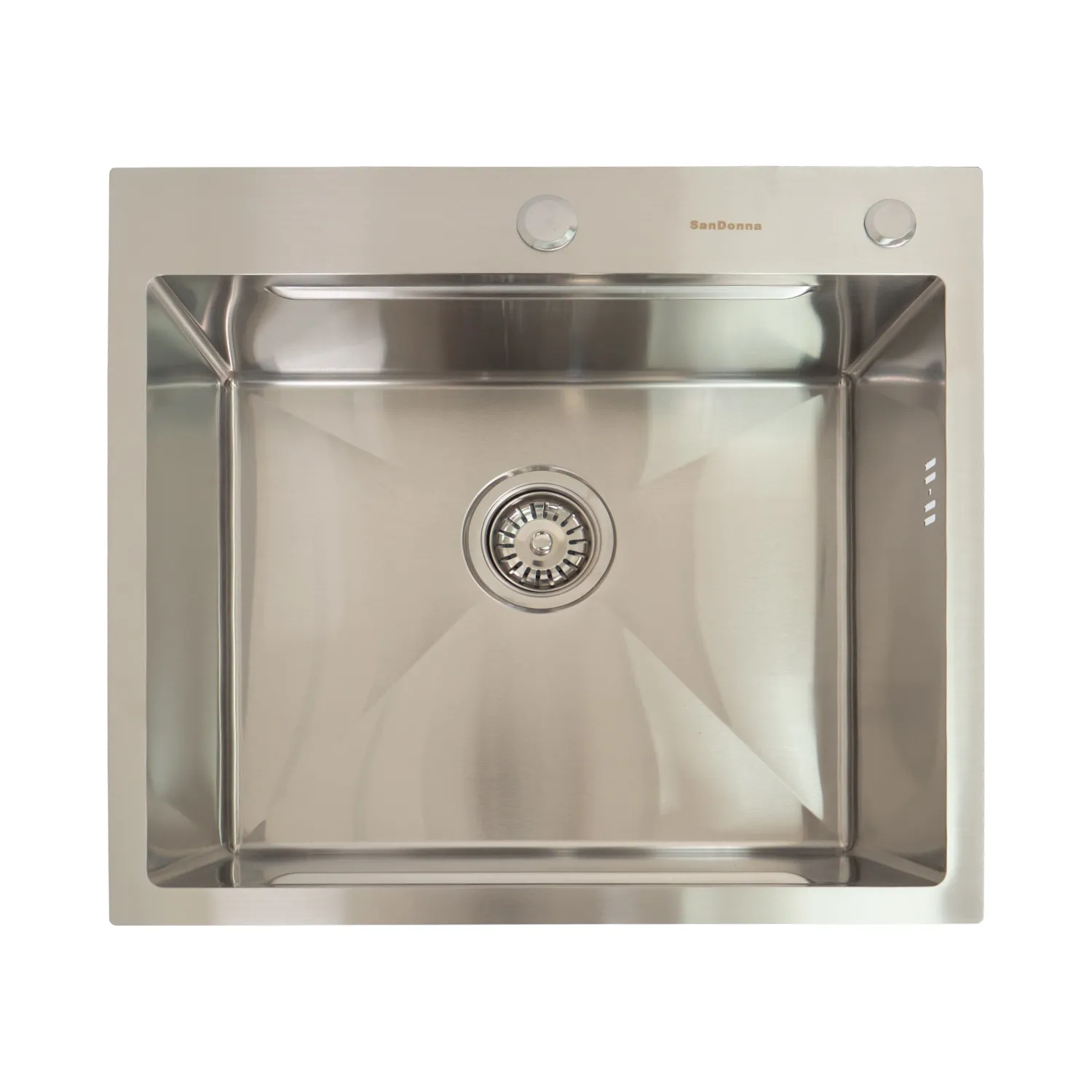 Chiuveta handmade SanDonna HD5550 (Crom satin)