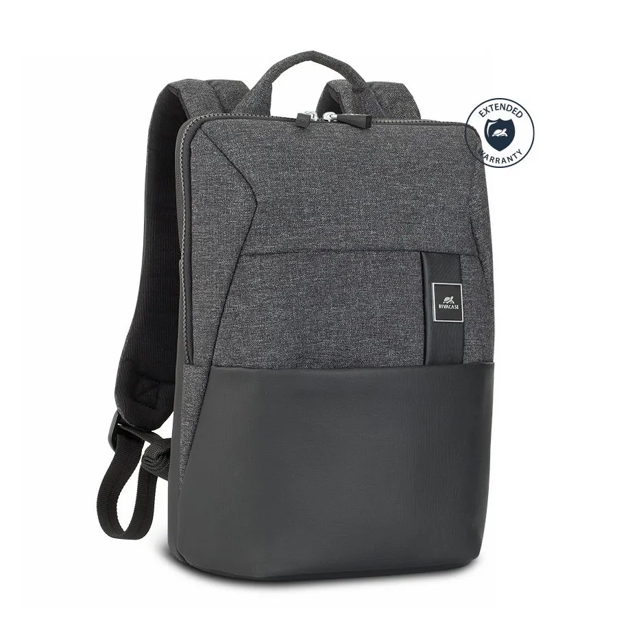 Rucsac pentru Laptop RivaCase Lantau, 13.3", Poliester, Negru